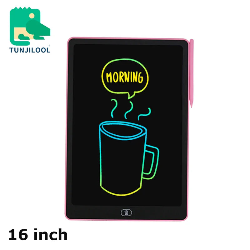 12/16 inch LCD Writing Tablet Drawing Board For Kids Children Montessori Education Learning Toys For Girls Boys Baby Kids