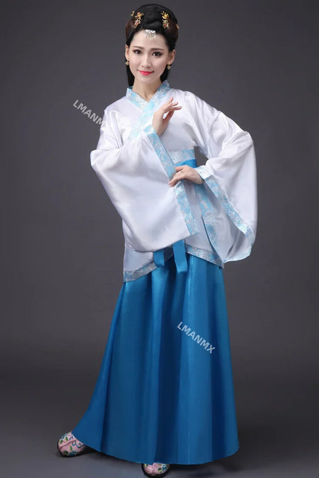 Hanfu National Chinese Dance Costume Men Ancient Cosplay Traditional Chinese Clothing for Women Hanfu Clothes Lady Stage Dress