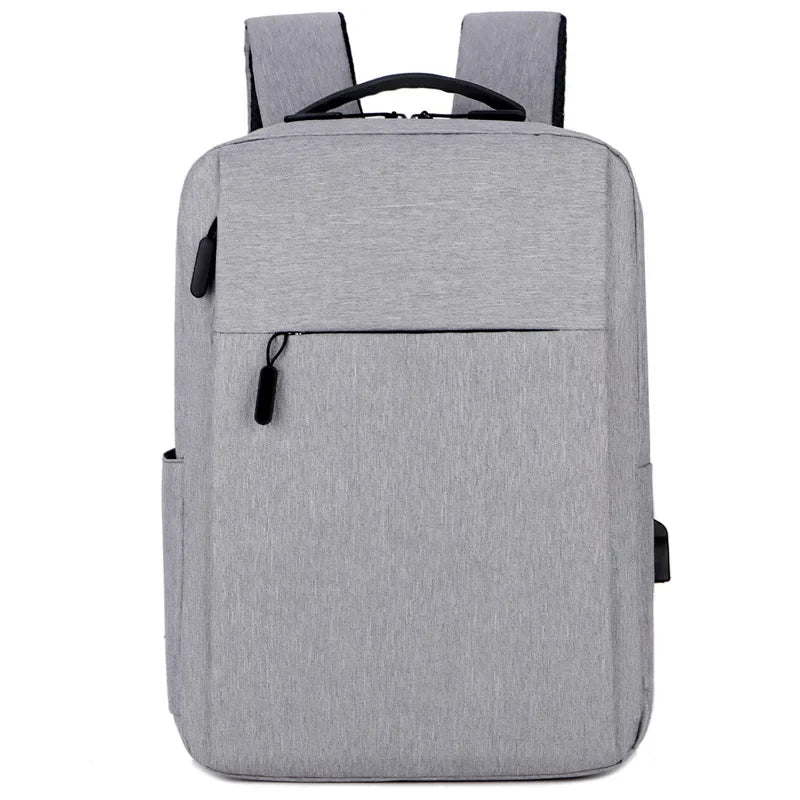 Business backpack, men's backpack, Korean version, trendy travel bag, casual female student backpack, minimalist and fashionable