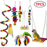 Combination Parrot Bird Toys Accessories Articles Parrot Bite Pet Bird Toy For Parrot Training Bird Toy Swing Ball Bell Standing