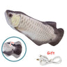 Baby Electric Plush Toy Simulation Animal Electric Swing Fish Pacify Toy Cat Pet Toy Gift