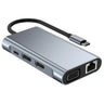 in 1 USB HUB 3.0 Type C Adapter to 4K HDMI-compatible VGA RJ45 Lan Ethernet SD/TF 87W PD Dock Station PC Laptop Splitter