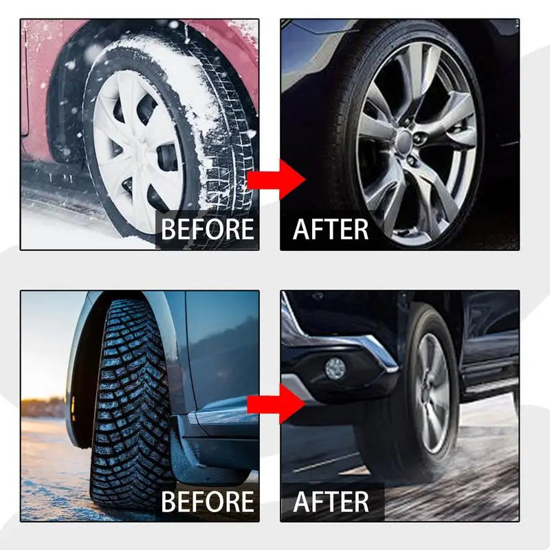 Car Tire Anti Skid Spray Winter Snow Car Tire Protection 30ml Car Wheel Care Agent Car Wheel Cleaning Refurbishing Agent for Car