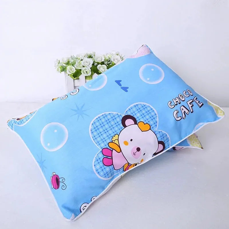 30x50cm Children's Pillow Cartoon Style All Seasons Universal Pure Cotton Pillow Case Soft Breathable Students Single Pillow