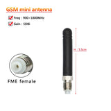 Omni Rubber Duck Mini WiFi Router Antenna for Communication with FME Female Connector, GSM Bend, 2.4G, 433Mhz