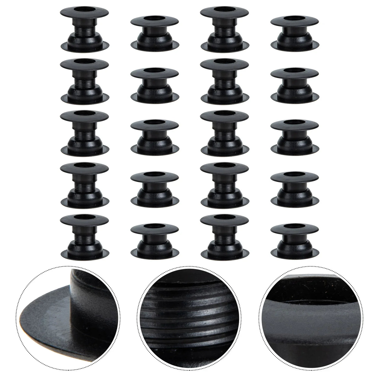 10 Pairs Foosball Accessories Universal Rod Bearings Soccer Balls Table Football Shaft Machine Bushing Bushings Plastic