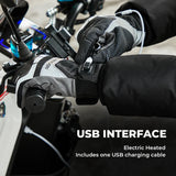 Electric Scooter Winter Heated Gloves USB Post Heating Thermal Gloves For Motorcycle TouchScreen Anti-slip Cycling Bike Gloves