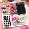 New Hair Bands Set Girls Elastic Rubber Band Nylon Headband Hair Accessories Kids Cute Ponytail Holder Headwear Hair Ropes