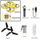 Hand Controlled Drone RC Mini Quadcopter Gesture Flying LED Lights Altitude Hold Watch Control Children Toys Birthday Gifts