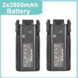 Baofeng UV-82 Battery 2800/3800/4200 mAh Enlarge for Walkie Talkies UV82 Plus UV-8D UV-82WX Original Ham Radios BL-8 Accessories