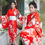 Kimono Women Japanese Traditional Yukata Haori Kimonos Cosplay Blouse Gown Female Summer Fashion Photography Clothes Party Dress