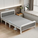 Double Bedroom Bed Children Luxury Folding Headboards Girls Portable Bed Frame Metal Japanese Cama Individual Home Furniture