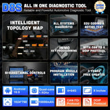 XTOOL D8S All System Car Diagnostic Tools ECU Coding Active Test Key Programmer 38 Service Topology Mapping  With CAN FD DOIP