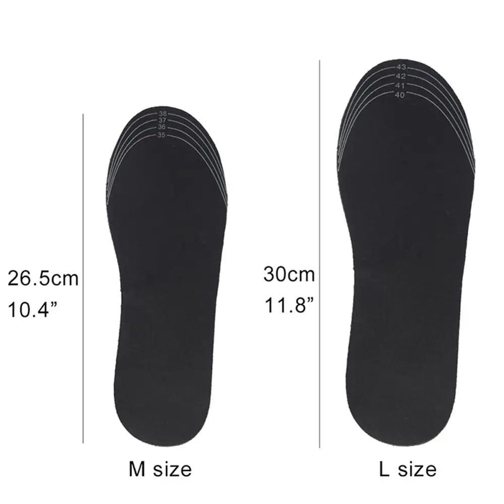 USB Heated Shoe Insoles Electric Foot Warming Pad Feet Warmer Sock Pad Mat Winter Outdoor Sports Heating Insole Winter Warm