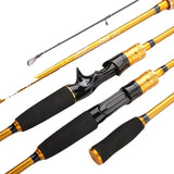 1.65m 1.8m Fishing Rod Carbon Fiber Spinning/Casting Fishing Pole Bait WT 8-20G Line WT 8-16LB M Power Fast Action Fishing Rods