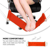 Foot Hammock Desk Hanging Footrest for Office Pedals Wood Foldable Resting Supply Whelping Pads