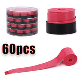 60pcs Smooth Badminton Tennis Overgrips Antislip Fishing Rod Suck Sweat Band Bicycle Handlebar Dumbbells Pingpong Grips Tapes