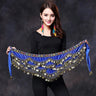 Oriental/Indian Belly Dance Coin Belt BellyDance Hip Scarf Golden Coins Belly Dance Costume Accessories Dancing Coin Belt