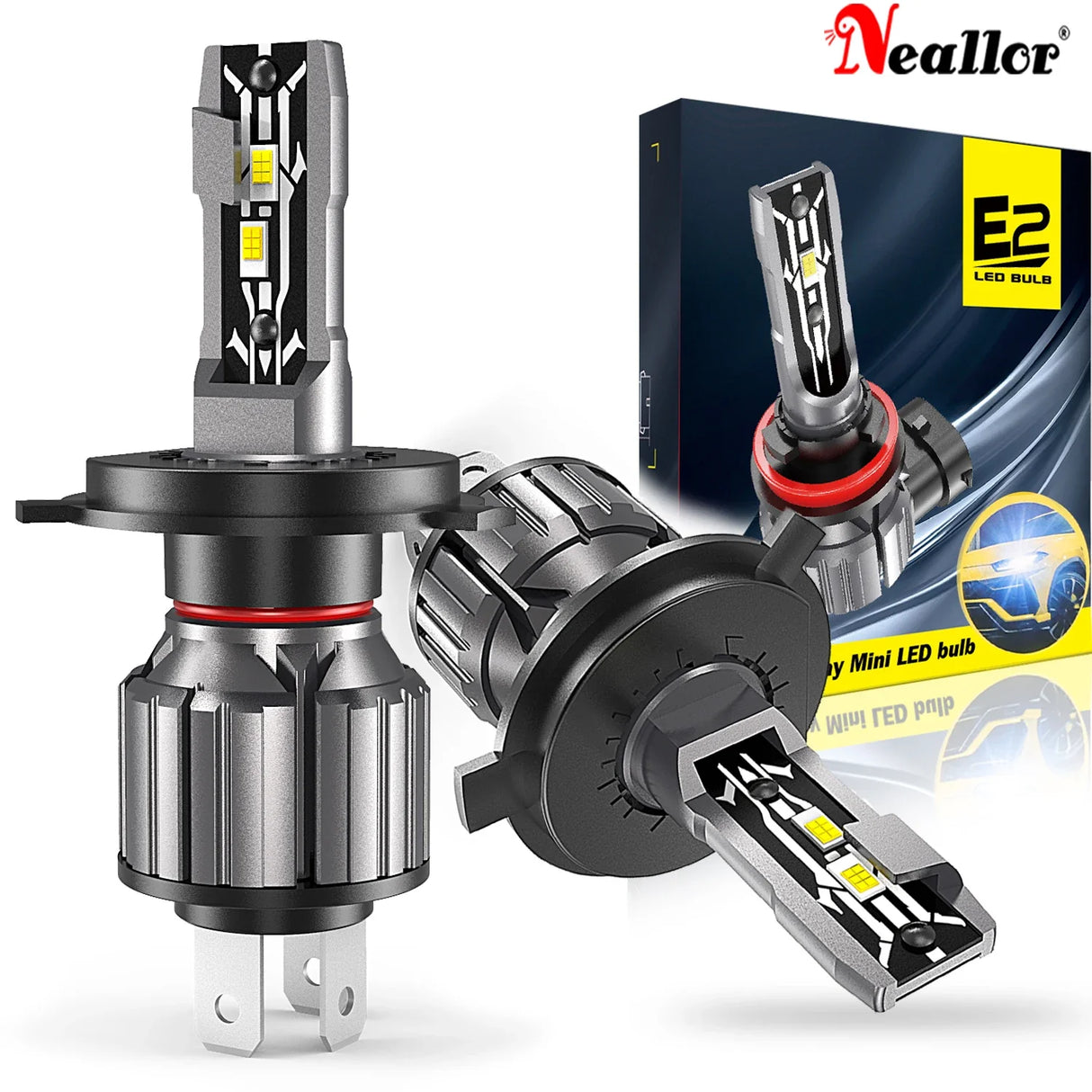 2pcs 30000LM H4 H7 Canbus LED H8 H9 H11 9005 HB3 Hir2 9012 HB4 H10 Car Light Headlight Turbo Fog Lamp Xenon 6000K 12V 55W Diode