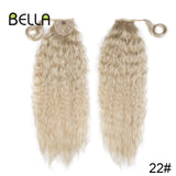 Bella Curly Synthetic Hair Ponytail Extensions 30 Inch Long Curly Ponytail Clip In Hair For Women Wrap Around