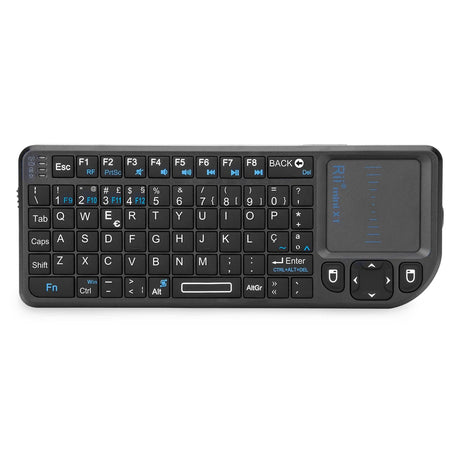 Rii X1 2.4GHz Mini Wireless Keyboard English/ES/FR Keyboards with TouchPad for Android TV Box/PC/Laptop