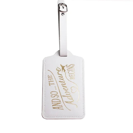 Travel Accessories Colored Letter Leather Luggage Tag with Name ID Address Waterproof Ultra-thin Aircraft Boarding Baggage Label