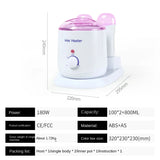 800ml Wax Heater Warmer Hair Removal Wax Machine Wax-melt Waxing Kit Paraffin Heater Wax Beans Bead Heating Machine