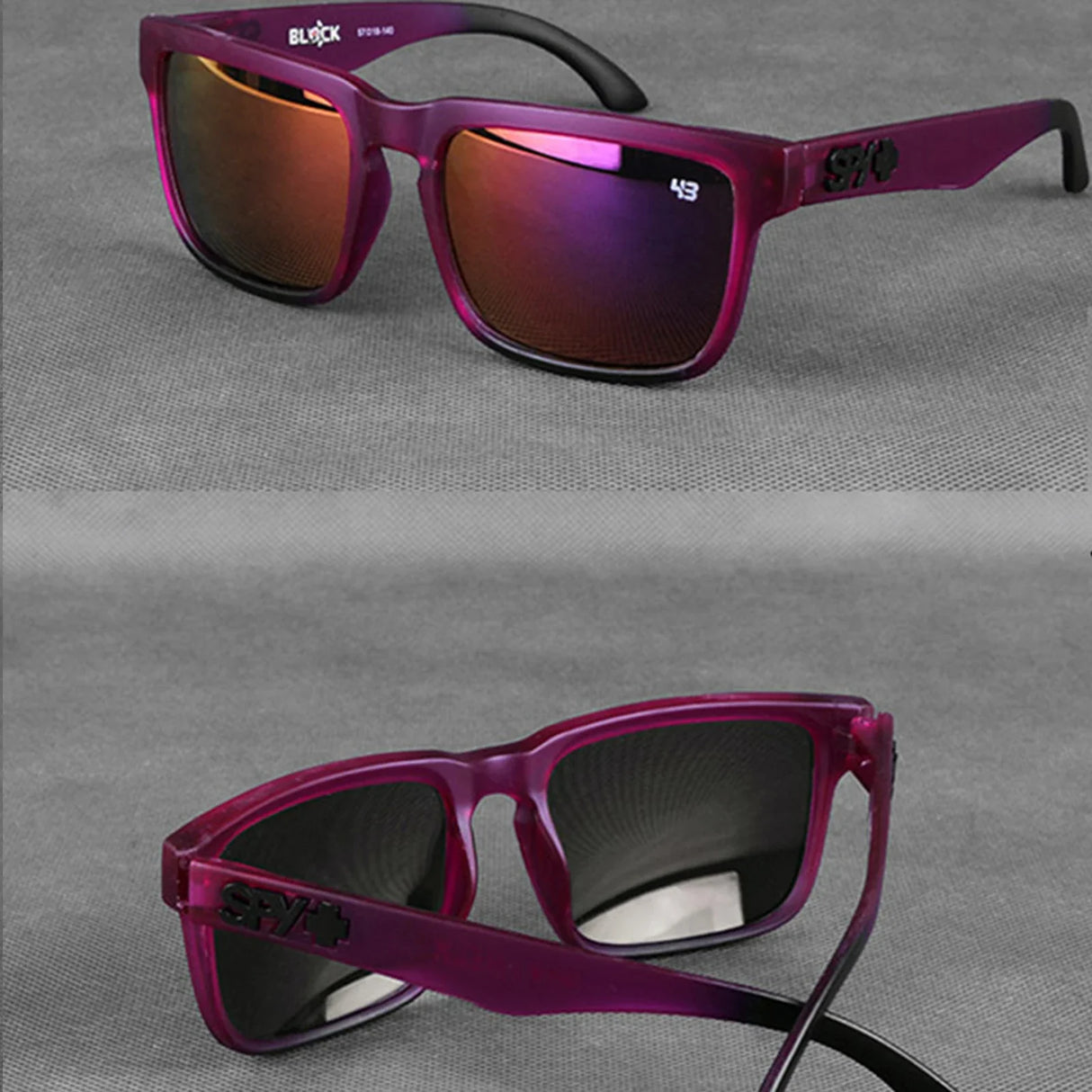 40 PCS KEN BLOCK Coloured Sunglasses Men Women Outdoor Travel Sunglasses Driving Sunglasses UV400