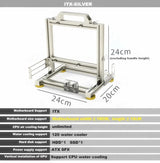 Open PC Gamer Cabinets,DIY ITX MATX ATX Case Frame Rack,Water Cooling Computer Gabinete Gaming Chassis Vertical Personality