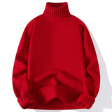 2023 Winter Mens Turtleneck Sweater Trend Thick Bottoming Sweater Autumn Sweater Men Knitted Pullover Men Jumper Knit Sweater