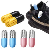 2pcs Shoes Deodorizer Capsules for Sneaker Gym Bag Locker Deodorant Dehumidifier Tool Portable Shoe Freshener Care Accessories