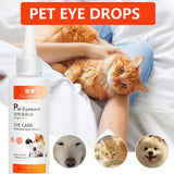 Dog Tear Eye Drops 120ml Pet Eye Drops Cats & Dogs To Remove Tear Marks Relieve Eye Itching Gentle Cleansing Eye Drops For Pet