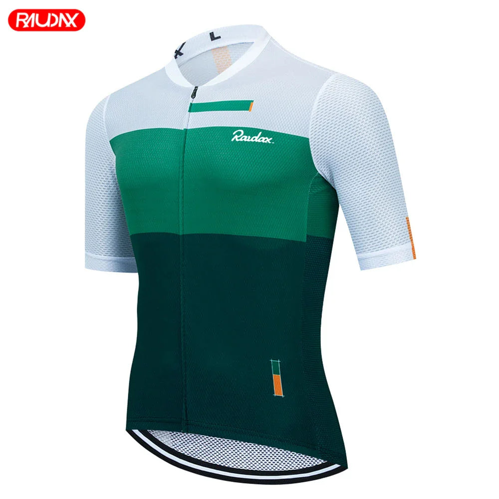 2024 Road Bike Jersey Set Men's Cycling Clothing Summer MTB Team Clothes Short Sleeve Uniform Triathlon Skinsuit Ropa De Hombre