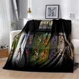 3D Heroes of Might and Magic Retro Game Soft Plush Blanket,Flannel Blanket Throw Blanket for Living Room Bedroom Bed Sofa Picnic