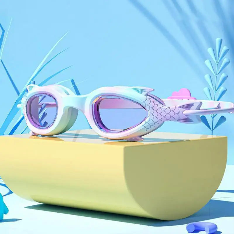 Cute Swimming Goggles Anti Fog Funny Toddler Mermaid Swim Goggles Fun Cute Mermaid Goggles Pool Glasses For Children Youth Kids