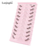 Half Eye Lashes 2/20 Boxes Natural Long Wholesale 3D Mink Lashes Clear Band Eyelash Extensions Makeup Tools Faux Cils maquillaje