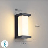 LED outdoor lights waterproof IP65 Motion Sensor light led outdoor wall light outdoor lighting AC85-265V outdoor wall lamp