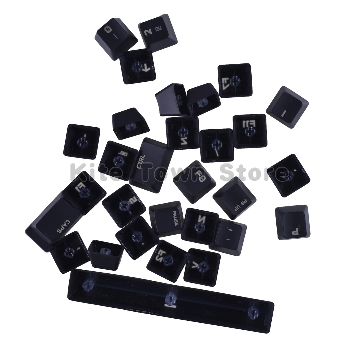 A full set Replacement Keys Key Caps for Logitech G PRO X Mechanical Gaming Keyboard