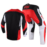 2022 Off-Road MX 180/360 Racing Motocross Jersey Pants Combo Black Red Gear Set For Honda Team Motorcycle Suit Kits