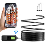 Wireless Endoscope 1080P Single & Dual Lens WiFi Borescope Inspection Camera Waterproof Snake Pipe Camera For Android IOS