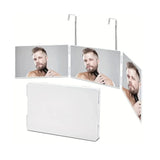 White Retractable Adjustable Hanging Three Mirrors Makeup Folding Three Mirrors Three Fold Mirror Spot Portable Cosmetic