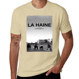 New La Haine Poster Film Movie T-Shirt quick drying shirt anime cute tops summer tops mens plain t shirts