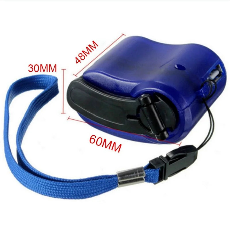 Mini Charger Hand Crank USB Phone Emergency Camping Equipment Survival Tools for Camping Hiking Alternator Outdoor Travel