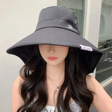 Women Outdoor Fisherman Hat Wide Brim Bucket Hat with Neck Cover Summer Breathable Mesh Sun Protection Visor Anti UV Cap