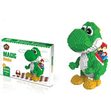 Fun Small Particle Building Blocks Yoshi Assembly Model DIY Educational Leisure Stress Relief Game Adult Children's Toys