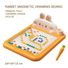 WLtoys 28CM/36CM Magnetic Drawing Board for Kids, Large Graffiti Board with Magnetic Beads and Pen, Cute Crab Toy Gift