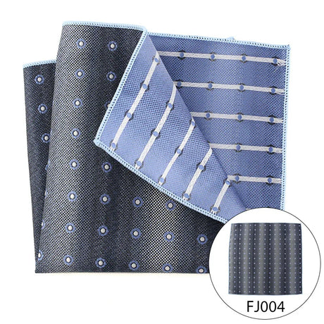 Men Pocket Square Light Coffee Beige Handkerchief Men Business Suit Pocket Towel Paisley Dot Blue Floral Handker Man Neckties