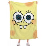 Fluffy Blankets Children Room S-Spongebobs Picnic Nap Sleep Camp Sofa Bedspread Baby Soft Blanket Flannel Wedding Birthday Gift