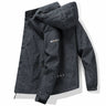 Jacket Mens Spring autumn New men jacket letter hooded Jackets casual coat Men's business coats Size M-5XL Hat detachable 3668