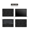 Black Geometry Cover Laptop Skin Stickers Notebook Film Vinyl Sticker 12"13.3"14"15.6"17"for HP/Macbook/Acer/Msi Decorate Decal